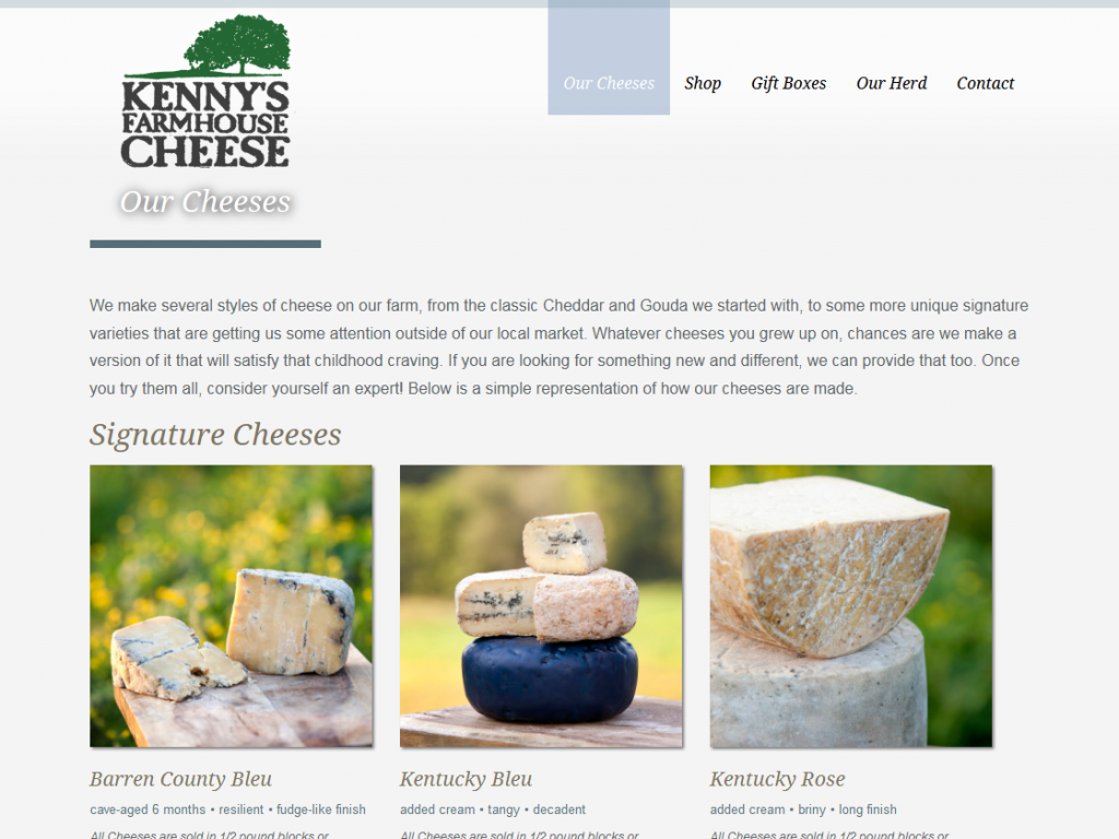 Kennys Farmhouse Cheese 