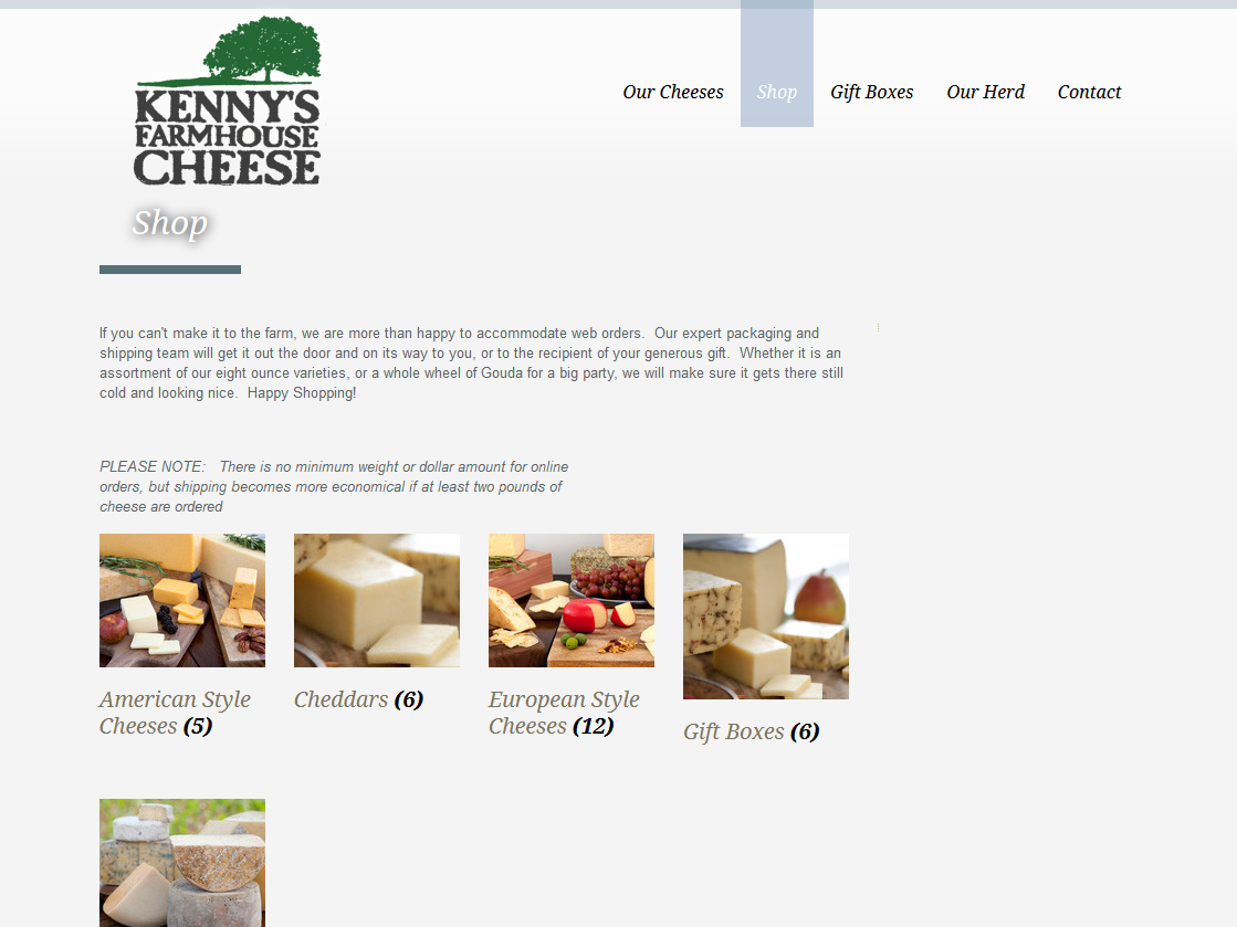 Kennys Farmhouse Cheese 